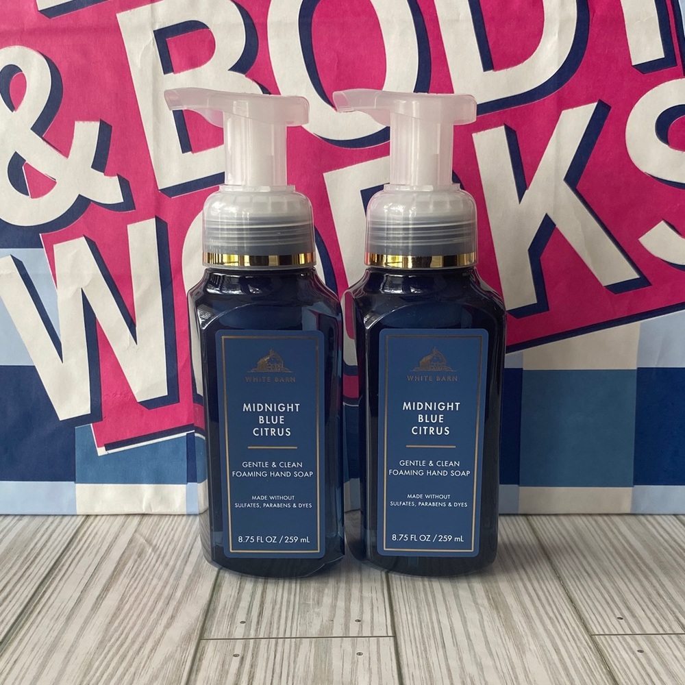 MIDNIGHT BLUE CITRUS Gentle Foaming Hand Soap 2 Pack